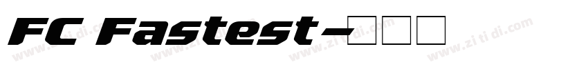 FC Fastest字体转换